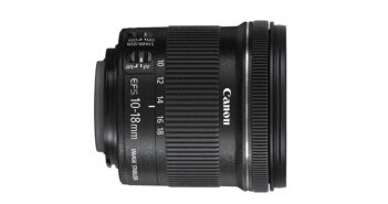 299 € seulement : Canon EF-S 10-18mm f/4.5–5.6 IS STM