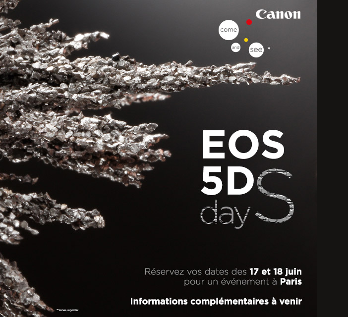 Canon EOS 5Ds event Paris